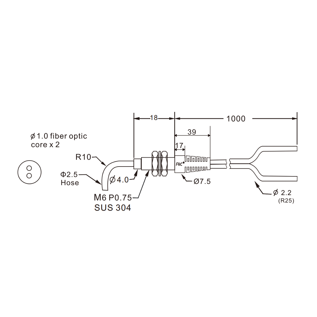 FFR-610-MU габариты